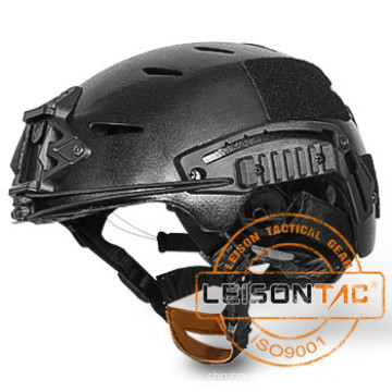 Casco táctico para adoptar paracaidista reforzado de fibra de carbono para los militares